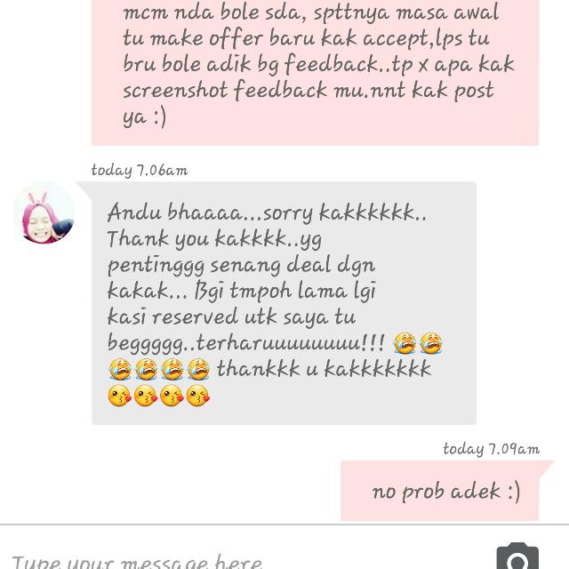 Customer Feedback (Category: Others) located in Sipitang. Submitted by annasus86 (Listing ID 91268971, Image 3). Description: .