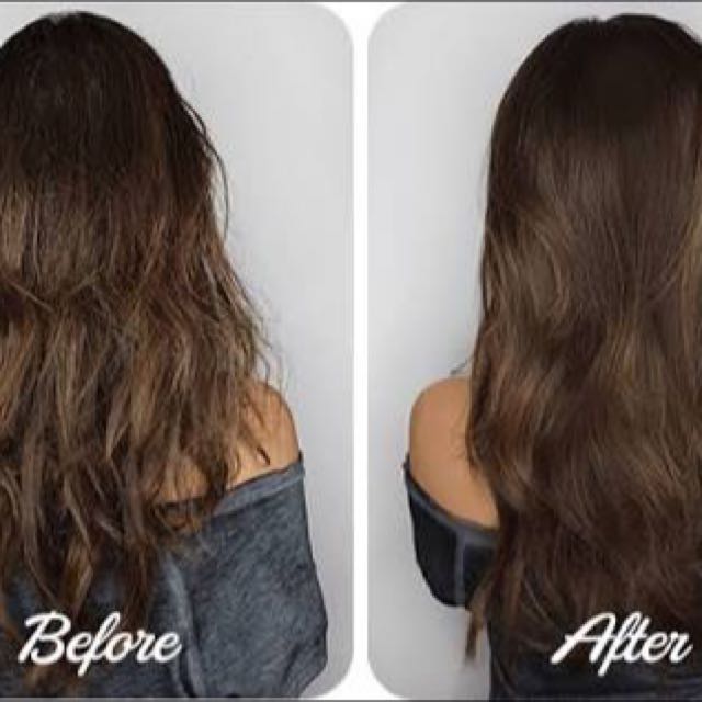 how to flat iron hair without heat damage