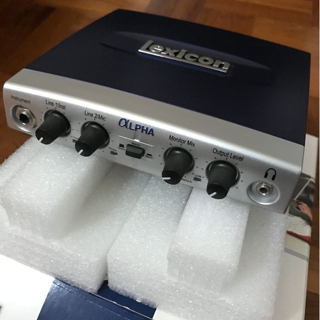 Lexicon Alpha Desktop recording studio, Hobbies & Toys, Music & Media