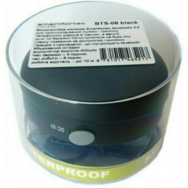 Mini BTS06 Speaker Waterproof Shower Stereo Wireless Bluetooth Player