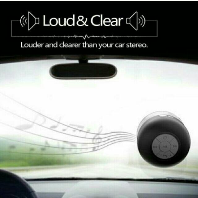 Mini BTS06 Speaker Waterproof Shower Stereo Wireless Bluetooth Player