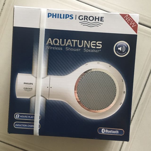 aquatunes wireless shower speaker