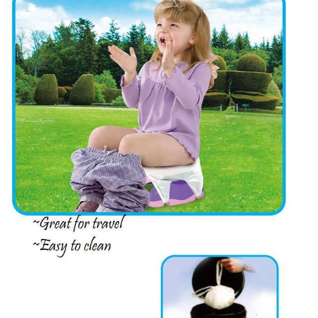 Portable potty, baby potty, travel potty,baby toilet, outdoor toilet