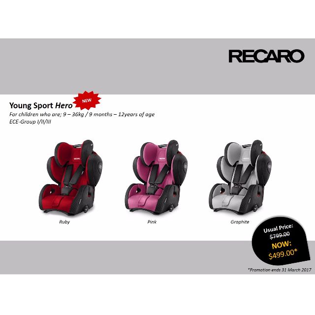 recaro young sport hero ruby