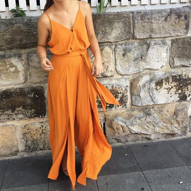 sheike orange jumpsuit