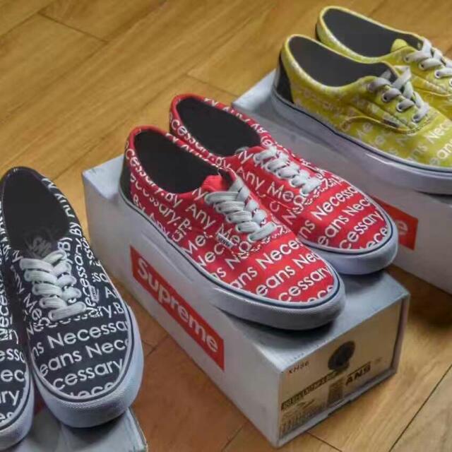 Supreme x The North Face x Vans ERA Men s Fashion Footwear
