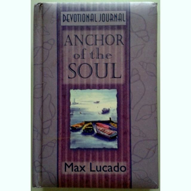 Vintage Devotional Journal Anchor Of The Soul Max Lucado Books Stationery Fiction On Carousell