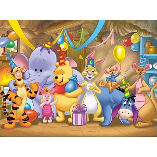 Winnie Pooh Bear Tiger Dance Party Gifts Balloons Photobooth Backdrop Design Craft Art Prints On Carousell Choose your favorite pooh bear greeting cards from thousands of available designs. carousell