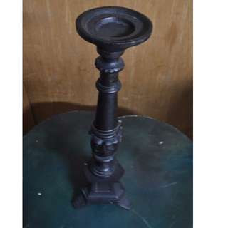 Vintage Cast Iron Candle Holder