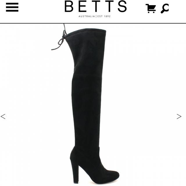 Thigh high boots betts sales