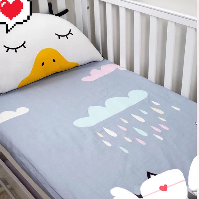 Cat Lover Baby Cot Mattress Cover Sheet 130 70 And Below
