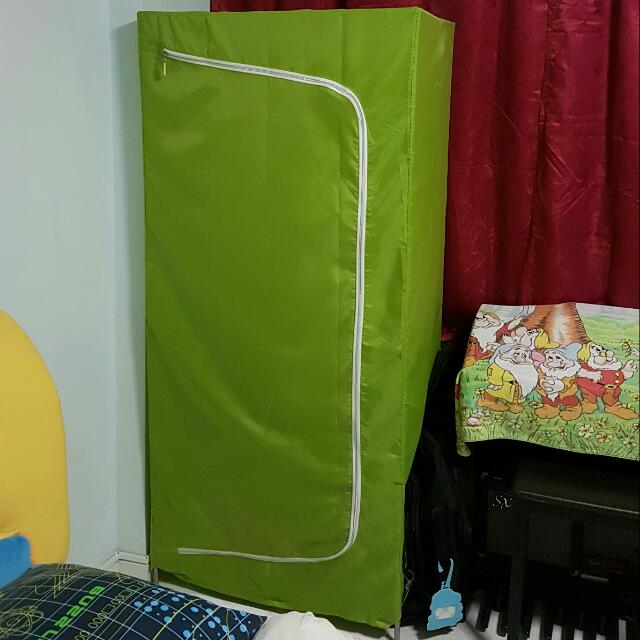 Ikea Breim Green Wardrobe 100 Polyester Cloth Portable Wardrobe