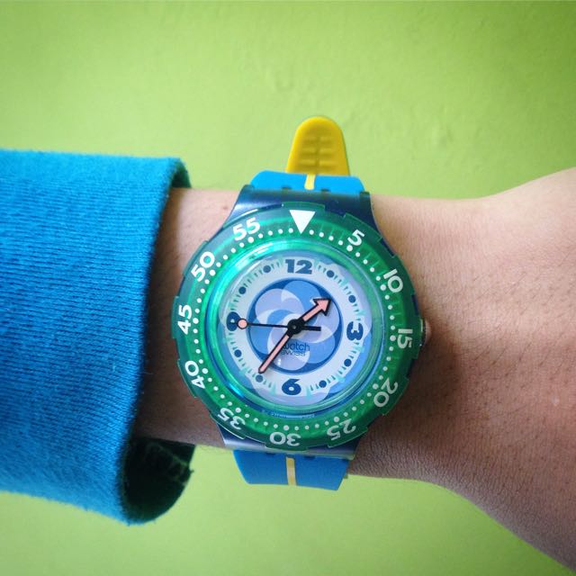 Jam Tangan Swatch Scuba 200 Original 100 Fesyen Wanita Jam