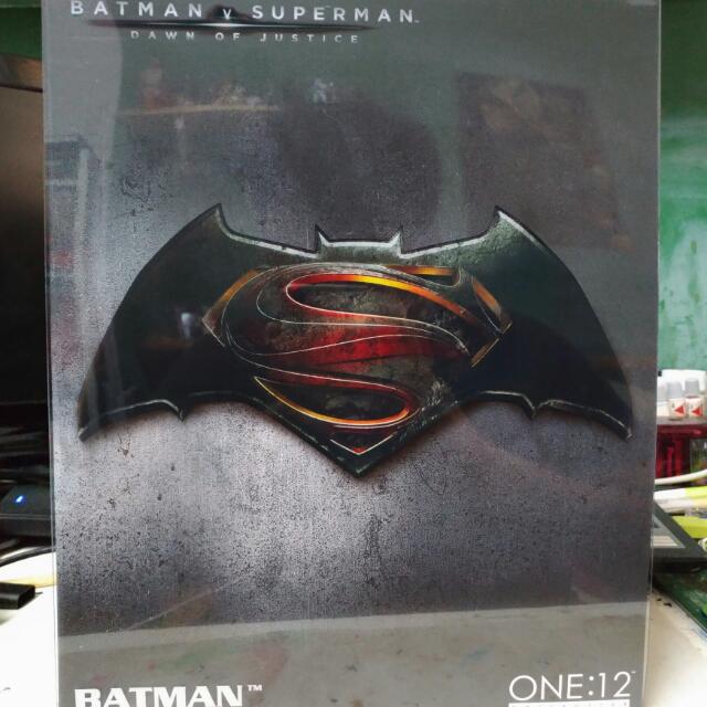 Mezco One:12 BvS Batman Action Figure MIB BIB, Hobbies & Toys, Toys