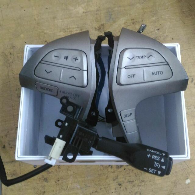 (Used)Toyota Estima steering wheel control with cruise control stick
