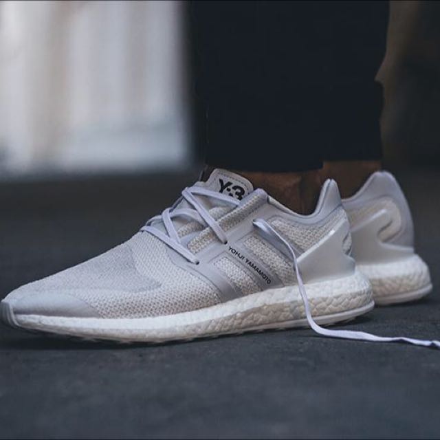 Adidas Y3 Pure Boost White Men s Fashion Footwear Sneakers on