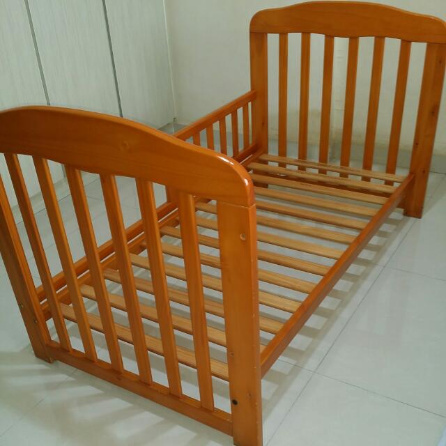 Baby Cot And Junior Bed, Babies & Kids, Baby Nursery & Kids Furniture, Childrens' Beds on Carousell