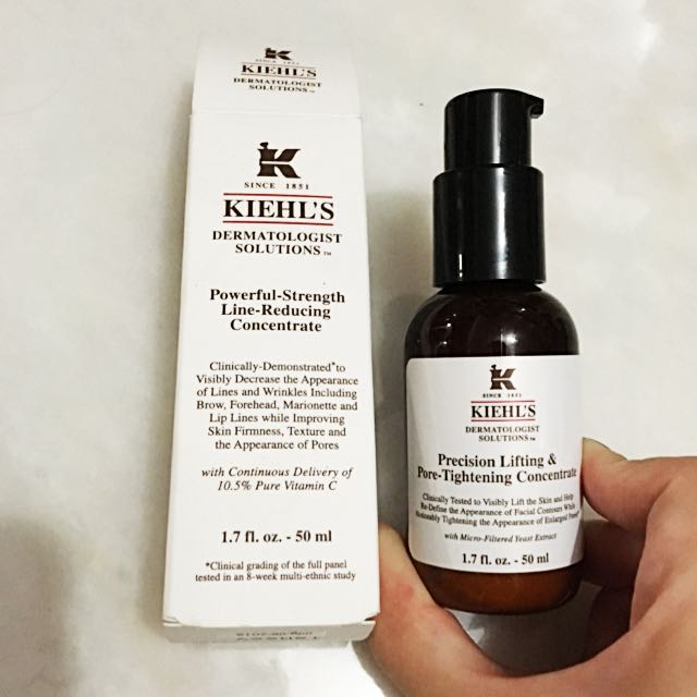 kiehl's lifting and pore tightening concentrate