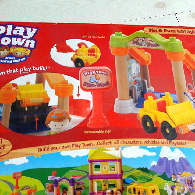 build your own wooden toy garage