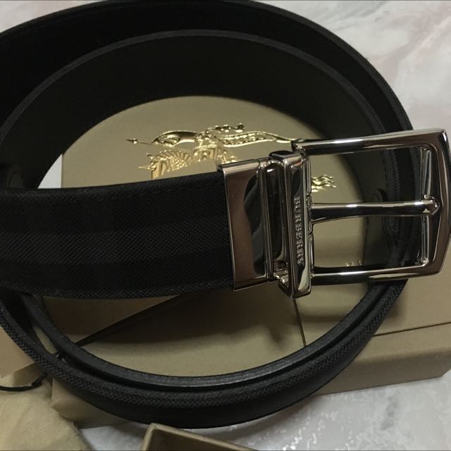 Burberry Belt - Horse Ferry Check 35MM, Men's Fashion, Tops & Sets, Formal Shirts on Carousell