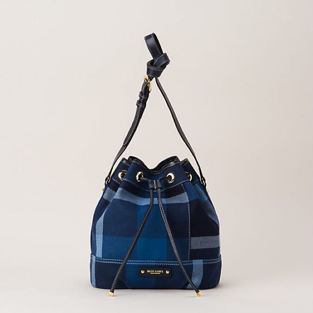 blue label bucket bag