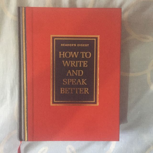 How To Write And Speak Better, Hobbies & Toys, Books & Magazines