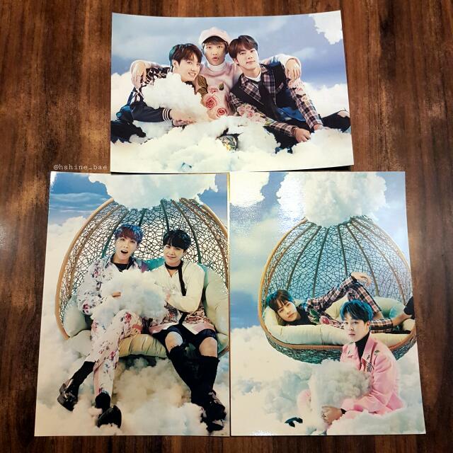 Instock Bts Wings Trilogy Concert Merchandise Paper Frame Photos Photo