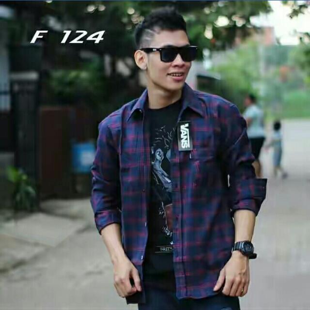 Kemeja Flanel Vans F124 Olshop Fashion Olshop Pria Di Carousell