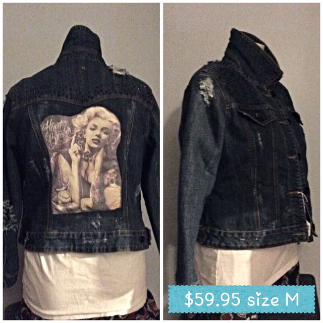 marilyn monroe jean jacket