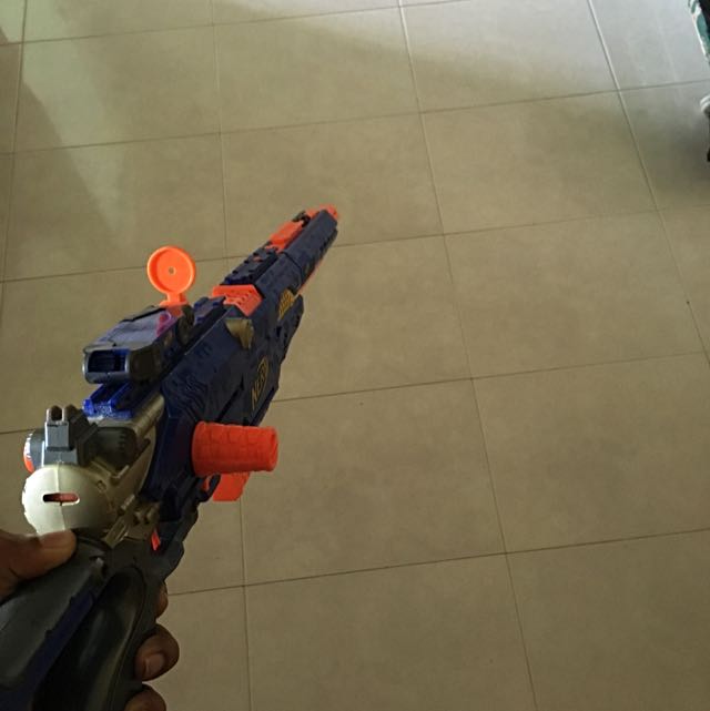 Nerf Longstrike (Category: Action & Battle Toys) located in Singapore. Submitted by thebearfighter (Listing ID 91620939, Image 2). Description: .