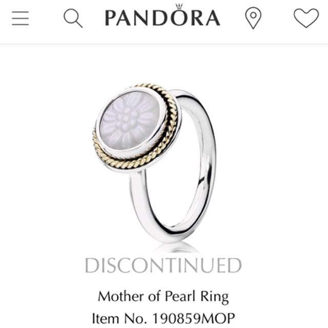 Pandora mother store of pearl ring