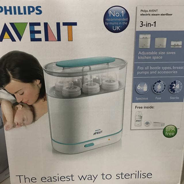 Philips Avent Electric Steam Sterilizer, Babies & Kids, Nursing