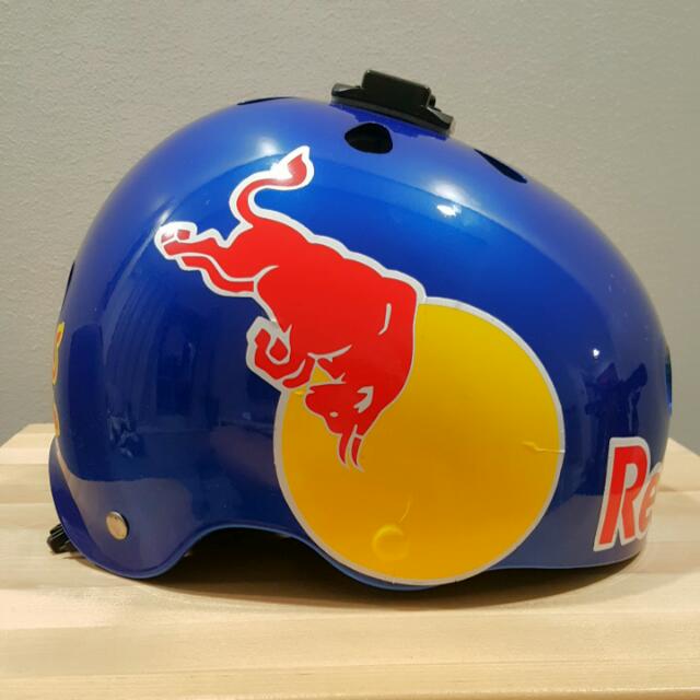 Red Bull Helmet Size M Sports Sports Games Equipment On Carousell