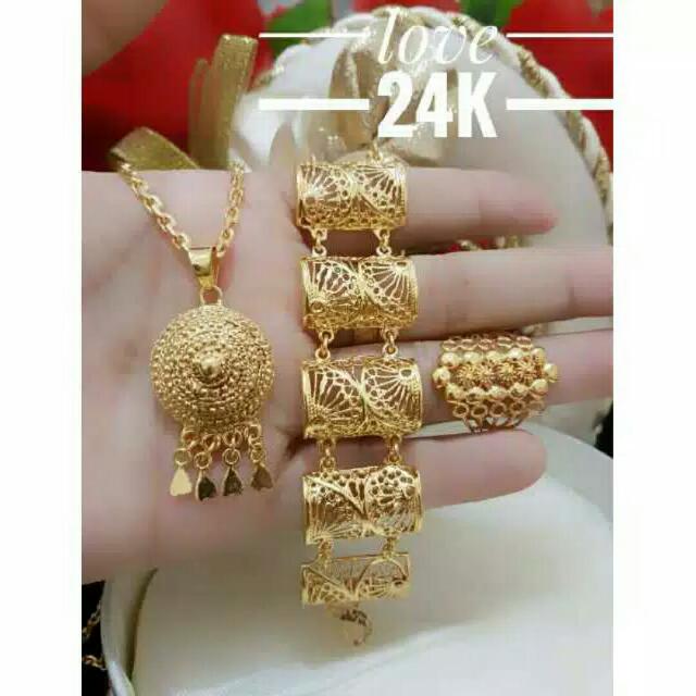 40 Koleski Terbaik Perhiasan Lapis Emas 24k Benan Efashion