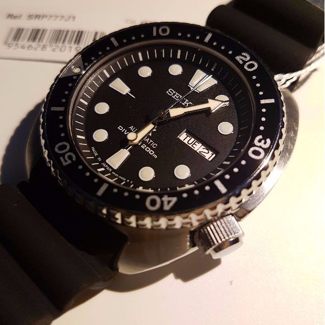 SEIKO PROSPEX TURTLE CLASSIC 200M DIVERS AUTOMATIC 24 JWLS