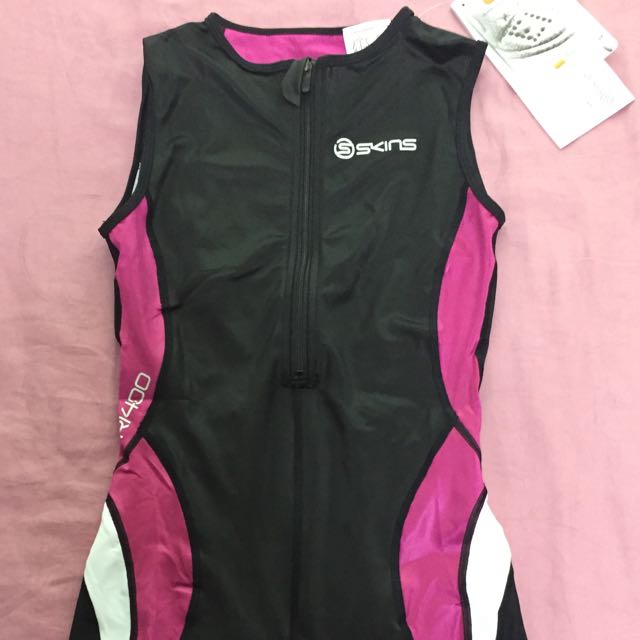  Skins Women's TRI400 Compression Suit with Front Zip