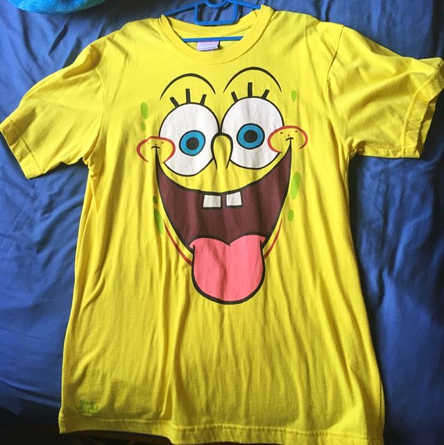 Spongebob Squarepants Nickelodeon Original Shirt M Size, Men's Fashion ...