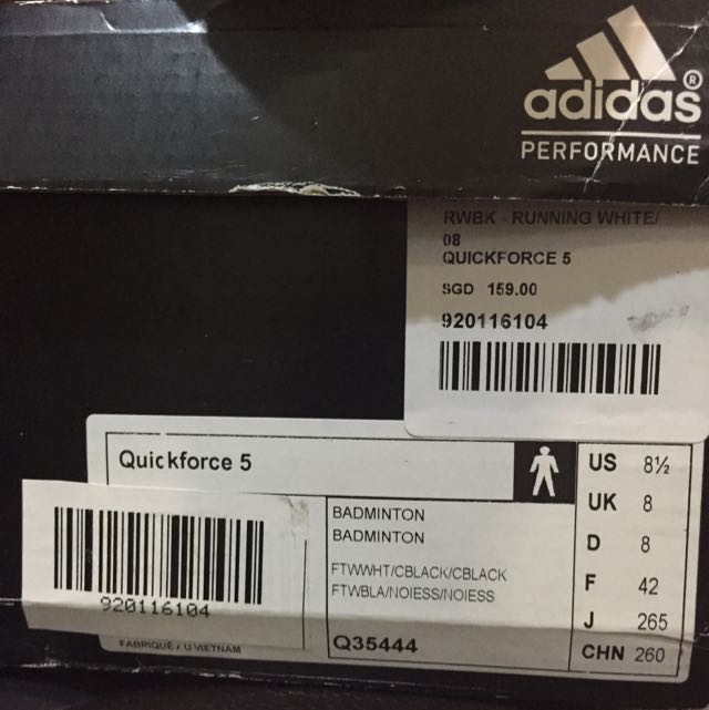 Adidas quickforce deals 5 review