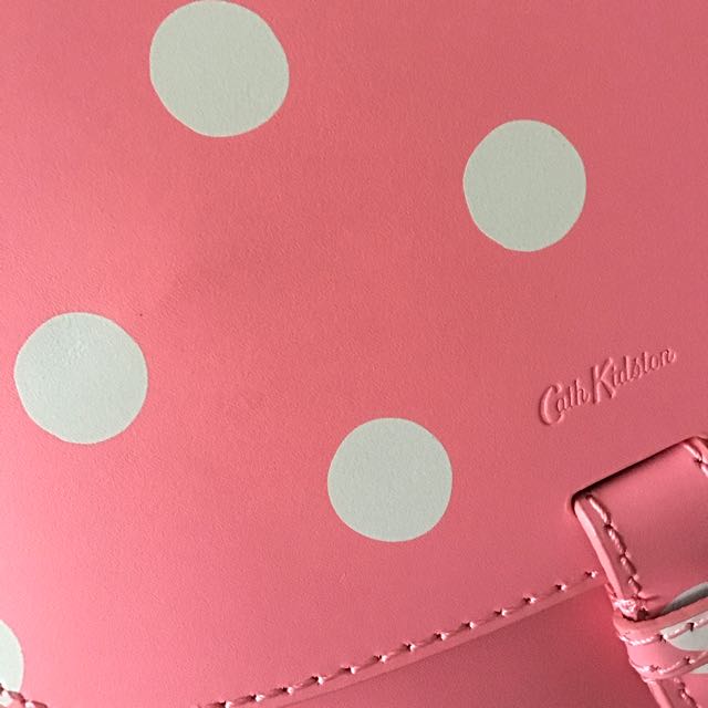 Cath kidston pink leather bag hotsell