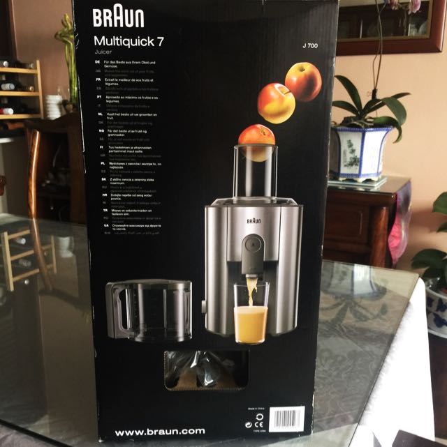 Braun Multiquick 7 Juicer, TV & Home Appliances, Kitchen Appliances