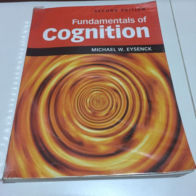 PL3233 - Fundamentals Of Cognition Michael W Eysenck, Hobbies & Toys ...