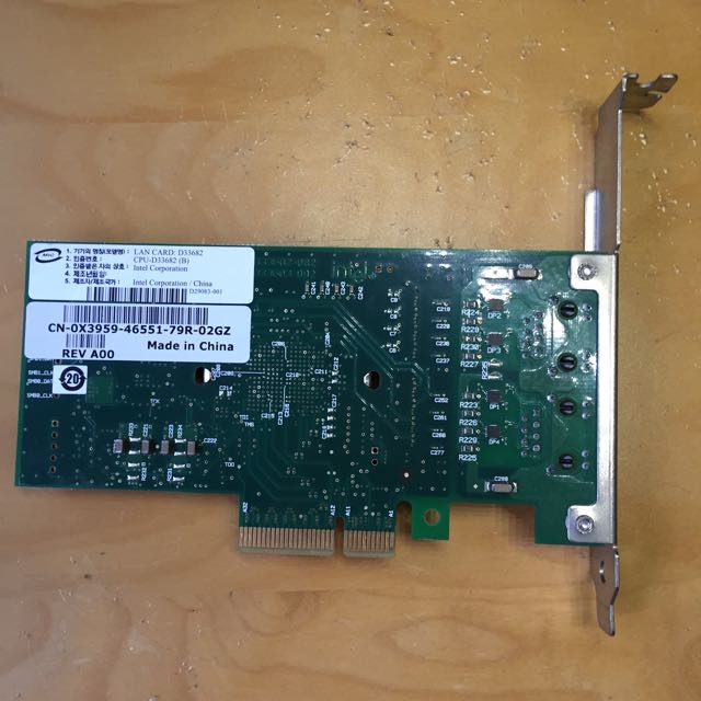 Intel Pro 1000 Pt Dual Port Server Adapter Electronics Computer Parts Accessories On Carousell