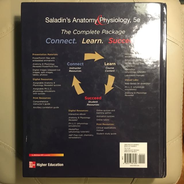 Saladin Anatomy and Physiology, 興趣及遊戲, 書本 & 文具, 書本及雜誌 補充練習 Carousell