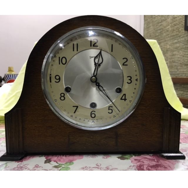 Smiths Enfield Oak Westminster Mantel Clock, Hobbies & Toys