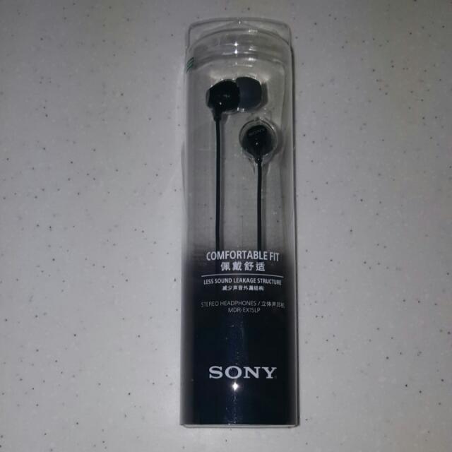 Sony stereo headphones (MDREX15LP), Audio, Headphones & Headsets on