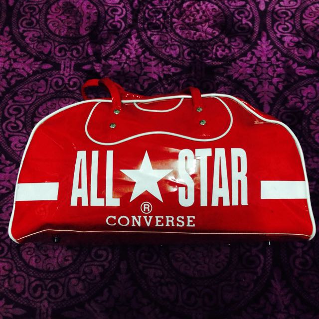 Vintage converse shop duffle bag
