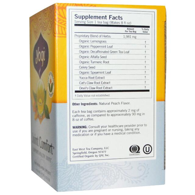 Year End Special 2 Off Yogi Tea Joint Comfort 16 Tea Bags Food Drinks Beverages On Carousell