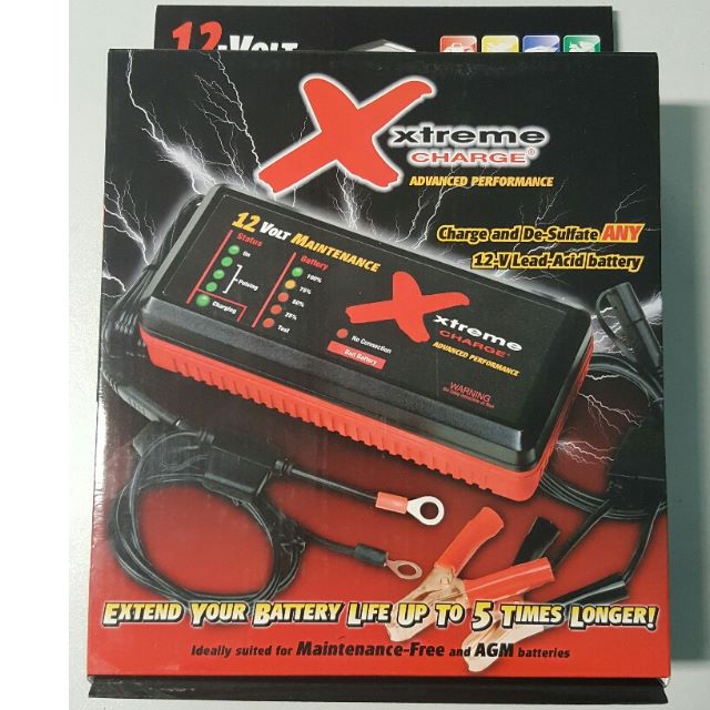 Brand New in Box Pulsetech Xtreme Battery Charger, Desulfate Car Lead Acid  Batteries, Car Accessories on Carousell