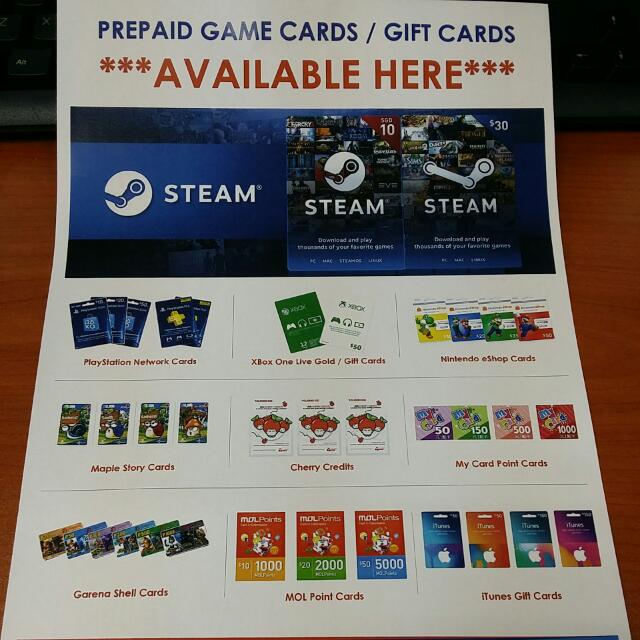 xbox steam card