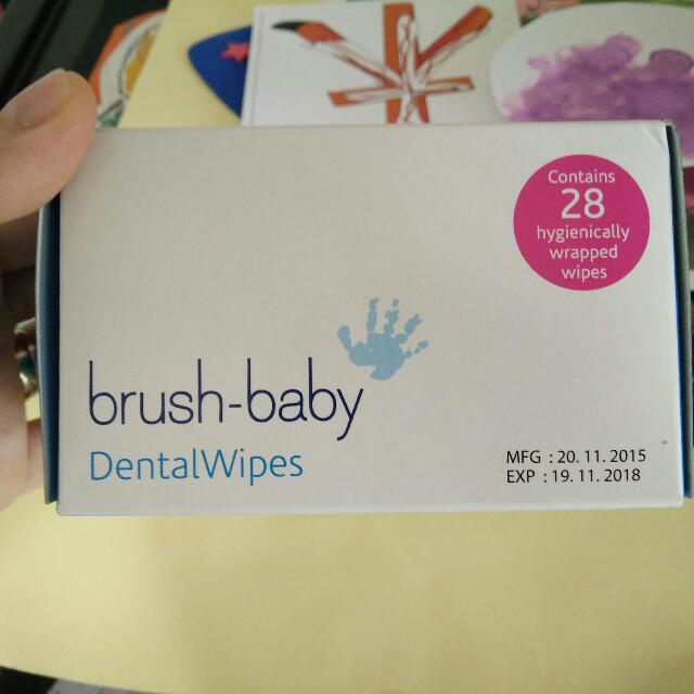 Brush Baby Dental Wipe, Babies & Kids, Bathing & Changing, Diapers